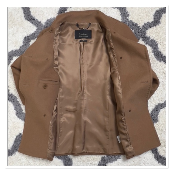 BABATON 'Howell' Double-Breasted Camel Pea Coat - Picture 8 of 15